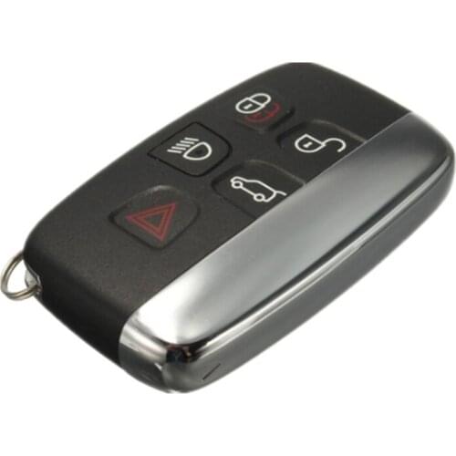 N7MA Replacement Key 5 Buttons Smart Car Key Shell Compatible with Land-Rover-Jaguar Remote Flip Key Fob Case