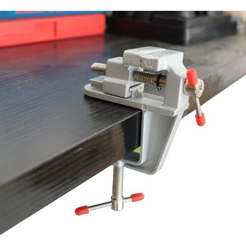Mini Bench Top Table Small Aluminium Alloy Vice Vice Clamp Muliti-Funcational Diy Engraving Punch Punch Clamping Tools