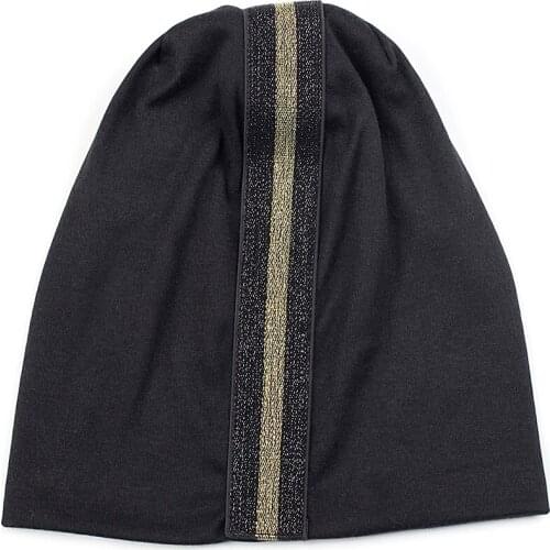 2021 New Fashion Beanie Hat Cotton Skull Caps With Stripe Accessories For Adults Woman Man Beanies Soft Warm Unisex Bonnets