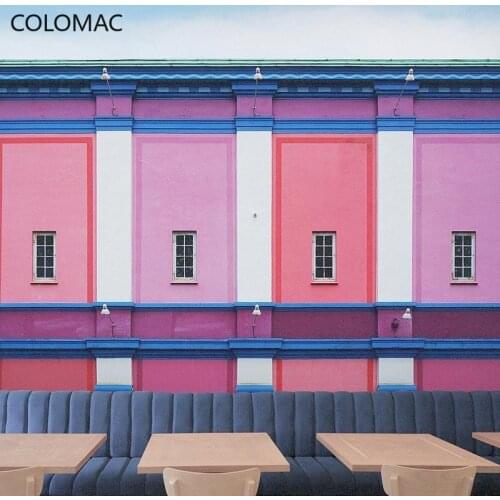 Colomac Custom 3D Space Extension Wallpaper KOL Restaurant Clothing Background Mural Decorative Wall Sticker Drop Shopping