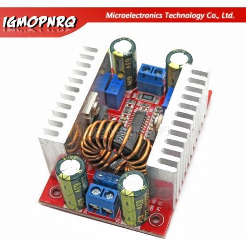 1pcs DC 400W 15A Boost Converter Constant Current Power Supply LED Driver 8.5-50V to 10-60V Voltage Charger Step Up Module