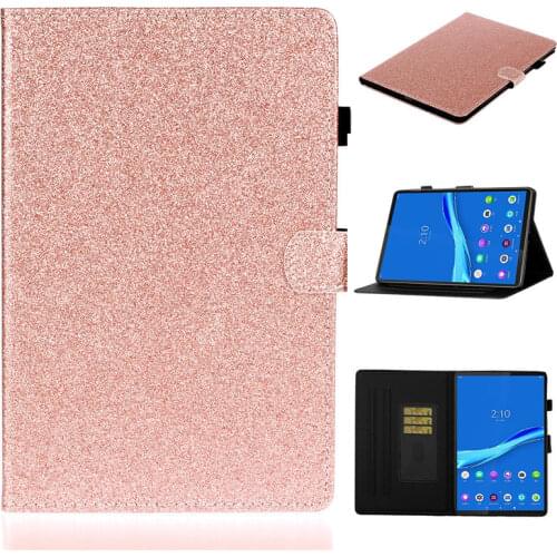 Luxury Glitter Bling Cover For Lenovo Tab M10 Plus tb x606f x606x Case 10 3 inch Tablet Funda For Lenovo Tab M10 FHD Plus Case