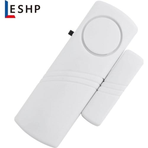 Door Window Wireless Burglar Alarm with Magnetic Sensor Home Safety Wireless Longer System Security Device 90dB White Wholesale