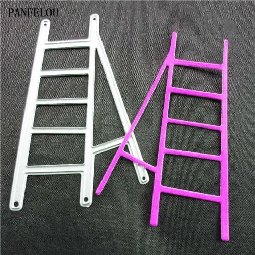 Scaling ladder Scrapbooking DIY album cards paper die metal craft stencils punch cuts dies cutting