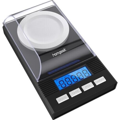 High Precision Digital Milligram Scale 50g/0.001g Mini Electronic Balance Powder Scale Gold Jewelry Carat Scale Digital Weight