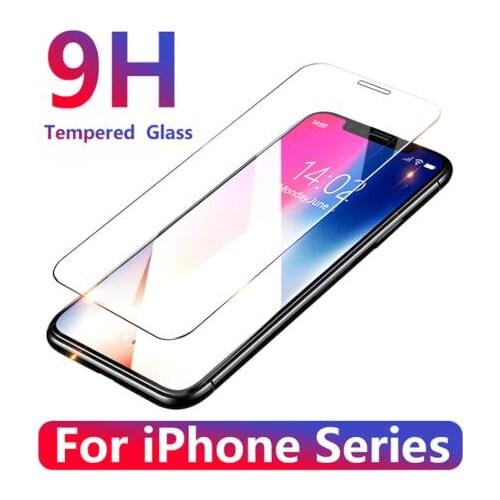 Tempered Glass for iPhone X XS 11 pro Max XR 7 8 6s Plus Screen Protector for iPhone 11 Pro Max XR 5s 10 Hard 9H