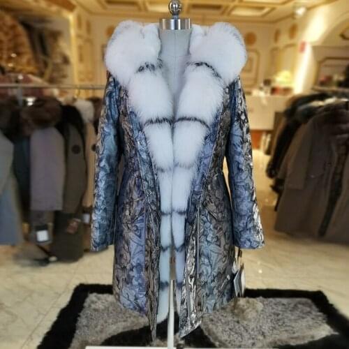 Winter Jacket Women Fur Ladies Hooded Parka Jackets Female Real Fur Coat Women Warm Casual Autumn Clothes Vintage 2020 New