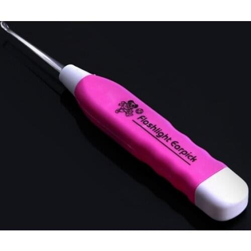 1PC New Ear Pick Wax Remover Cleaner Curette Gadget With LED Flashlight Light C1FF