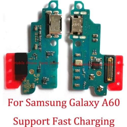 10 PCS Original Quality USB Charging Port Connector Board Dock Flex Cable For Samsung Galaxy A60 A605 A605F USB Charger Board