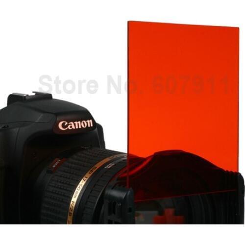 10pcs Full orange Neutral Filter For Cokin P series 5D 60D 5D2 5D3 D90 D3100 D3200 D7000 D5200 D5000