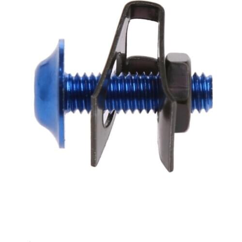 10x 6mm Motorcycle Fairing Bolt Nut Spire Speed Fastener Clip Screw For Yamaha