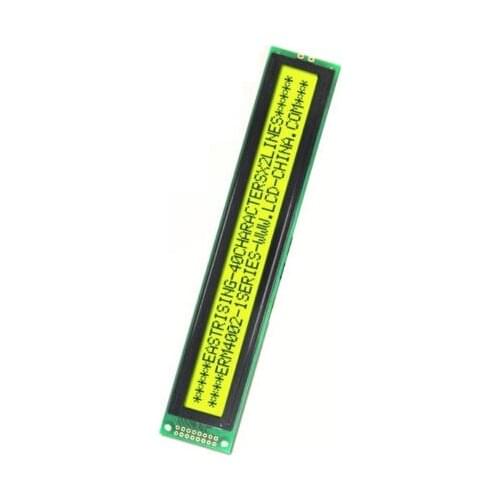 40x2 4002 Character Monochrome LCD Display Module HD44780 Yellow Green