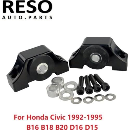 RESO-Free Shipping JDM Engine Motor Torque Mount Kit For Honda Civic EG EK B16 B18 B20 D16 D15