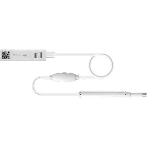 Wirelessly Otoscope Wi-Fi Endoscope Camera 5.5mm High Definition 720P Lens Visual Ear Cleaning Earpick with 6 Adjustable LEDs