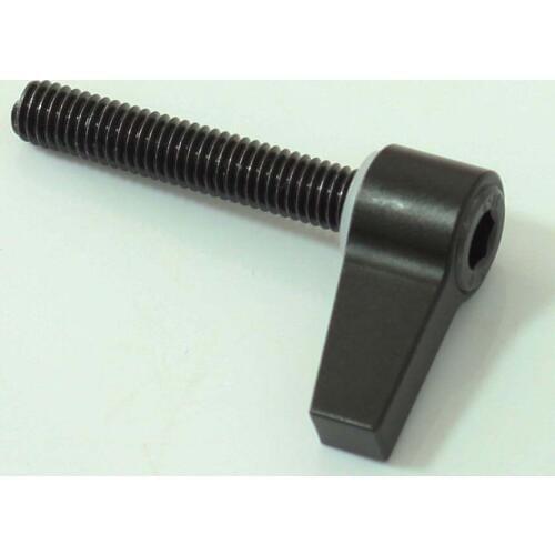 Black Metal M6 35mm length Knob Screw L Shape Screw For 15mm Rod Rail Rig Clamp