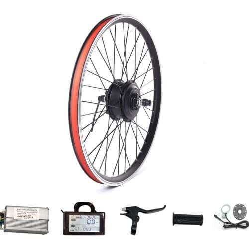 Electric bike conversion Kit 36V 250W/ 350W/ 500W Front Rear Wheel brushless smart Hub Motor Drive with LCD Display 20-29'' 700C