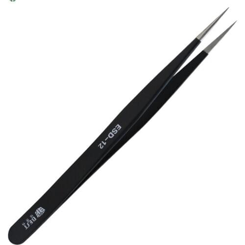 Fashionable Acrylic Nail Art screening tool diamond imitation gem black eyelash forceps DIY clip