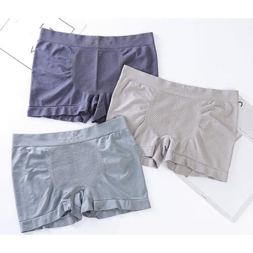 Mens Clothing Boxer Shorts Magnetic Pants Soft Lingerie Underwear Breathable Solid Color High Elastic Mens Underwear
