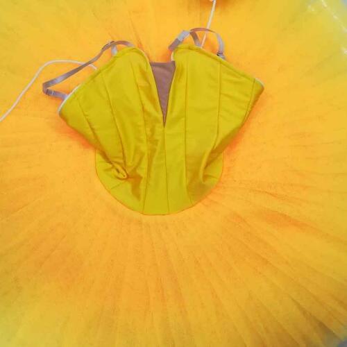 Orange Professional Ballet Tutu without decoration Women Peformance Show Stage Blue Classical Tutu pancake Costume Free Shipping