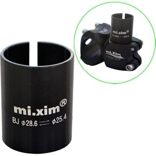 Bicycle Mountain Road Bike Handlebar Stem Reducer Adapter Converter 28.6 To 25.4mm Aluminum Alloy
