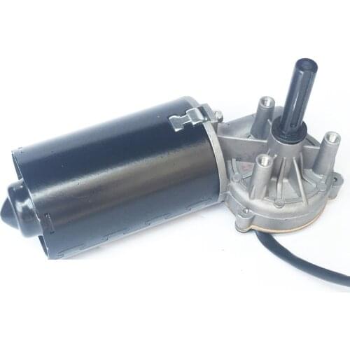 High torque worm gear DC reduction motor 24v copper turbine keyway reduction motor