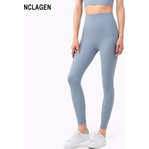 NCLAGEN Sport Leggings Women High Waist Professional Fitness Yoga Pants With Pockets Squat Proof Butt Lifting Gym Workout Tights