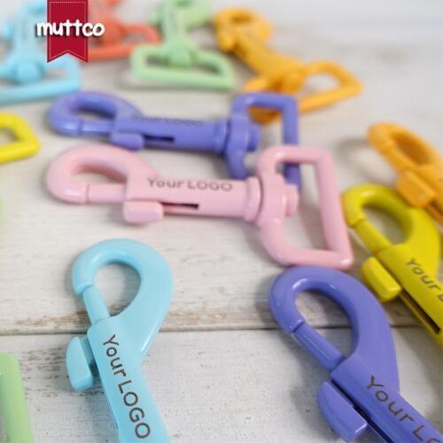 100pcs/lot We provide laser engraving service customize LOGO, dog Clasp Kirsite hook buckle hardware for 20mm and 25mm