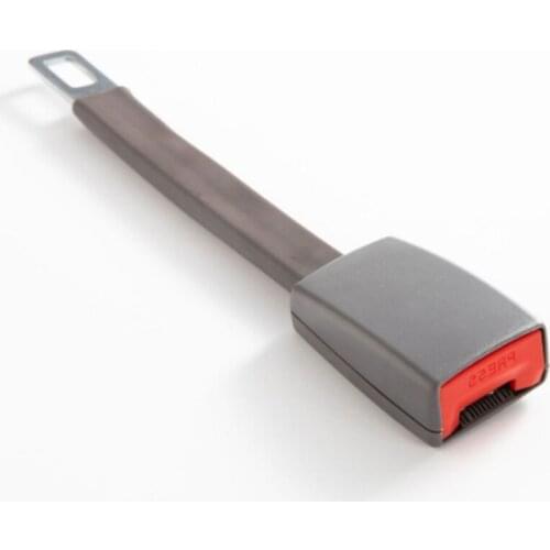 25cm Gray Car Seat Belt Extender Extension Buckle Universal Safe Belt Extender