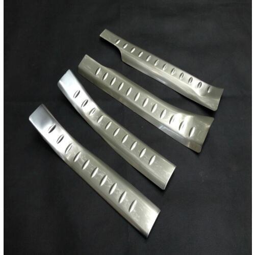 For Chevrolet TRAX 2014 2015 2016 car body styling Stainless Steel pedal Door sill scuff plate Cover inner Built threshold 4pcs