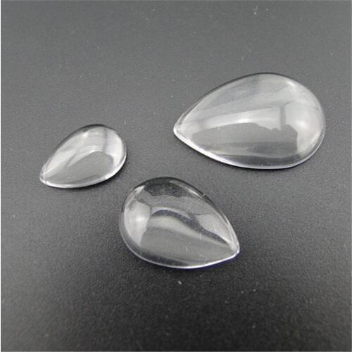 5 Piece Teardrop Glass Cabochon Dome Tile Seal DIY Photo Craft Findings Decoration Accessories Jewelry Making 10-18mm