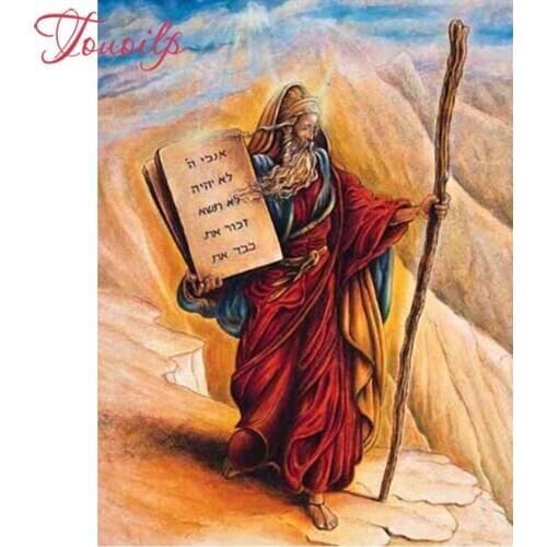 5D Diamond Painting"Jewish Mose New arrival"Diamond Embroidery Full Square&round Cross Stitch Rhinestone Mosaic Painting wedding