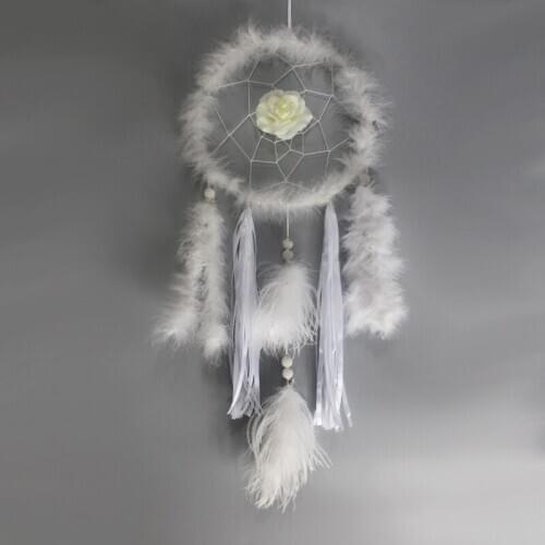 9.8X25 inches large Dream Catcher with tassel Handmade Dreamcatcher Wall Hanging Decoration Home Garden Living Room Ornament