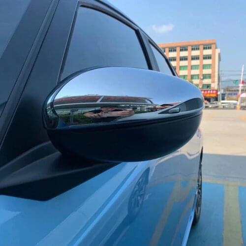 For Honda FIT 2020 2021 Rear View Mirror Cover Cap Side Wing Mirror Cover Caps Door Mirror Protector ABS Car Styling Accessories