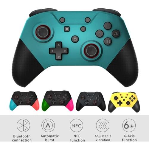 For Switch Pro Bluetooth wireless controller with NFC functions 6-Axis supports Amiibo role sensing for NS console