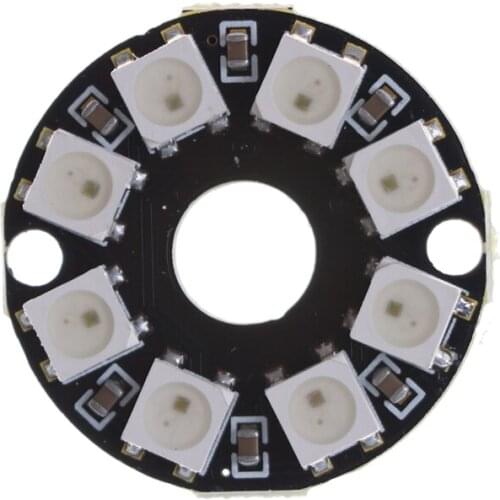 RGB LED Ring 8 Bits LEDs WS2812 5050 RGB LED Ring Lamp Light With Integrated Drivers For Arduino Diy Kit