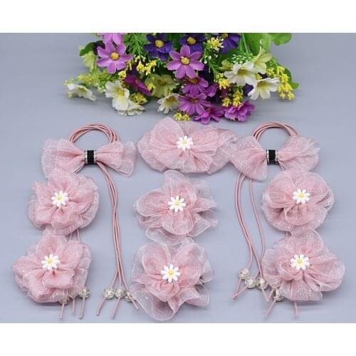CYHGM korean hair clips for girls hairpins headwear cute elastic hair bands Barrettes kids Hair Accessories D19-1