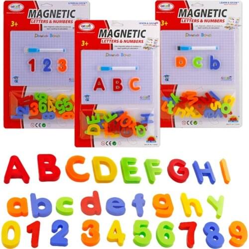 Preschool Montessori Educational Language Toy Magnetic Letter Digital Writing Board Set Learning Alphabet Math Toy Teaching Aids