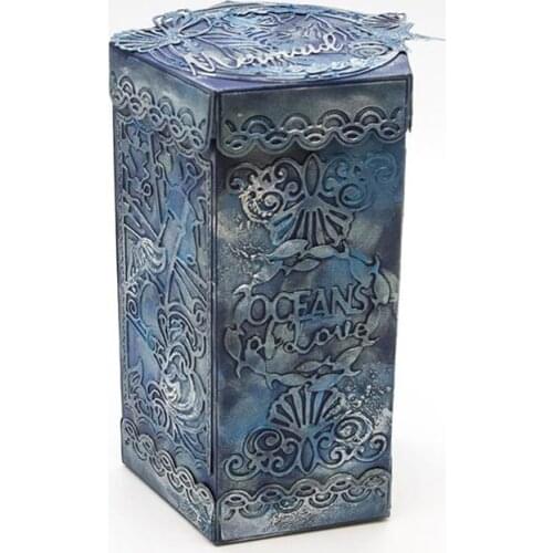 Julyarts 1pcs Box Cover Scrapbooking Dies Metal Album For Stencils Scrapbooking Engraving Diy Craft Paper Cards Album Decoration