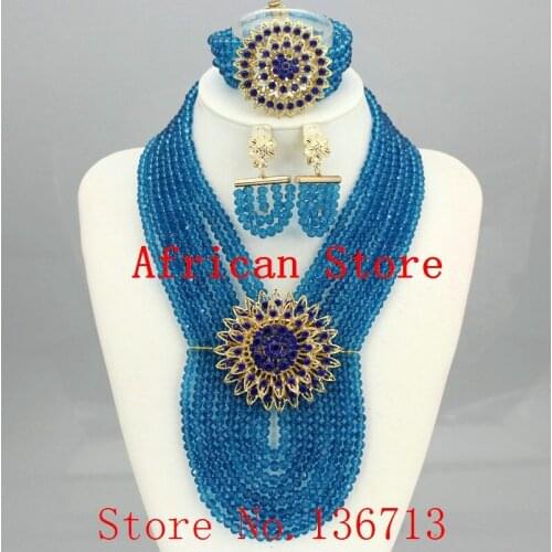 Fashion African Handmade Beads Layer Jewelry Set Women Summer Winter Choker Necklace Earrings Female Mother Party Gifts L0210