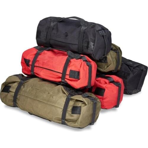 Weightlifting Sandbag 900D Oxford Fabric Adjustable Weight Max 100Lb Power Training Sand Bag Boxing Fitness Equipment US FR SHIP