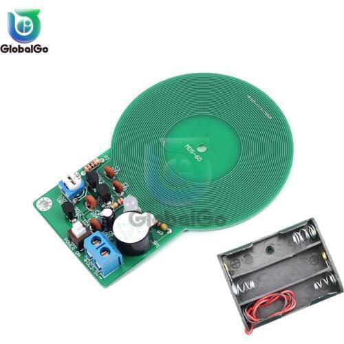Metal Detector Electronic DC 3V-5V 60mm Non-contact Sensor Board Module Electronic Part Metal Detector With AA Battery Case