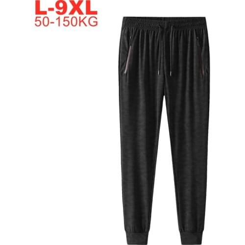 Oversize 7xl 8xl 9xl Mens Harajuku Sweatpants Streetwear Jogging Pants Elastic Waist Sport Casual Trousers Fitness Gym Clothing