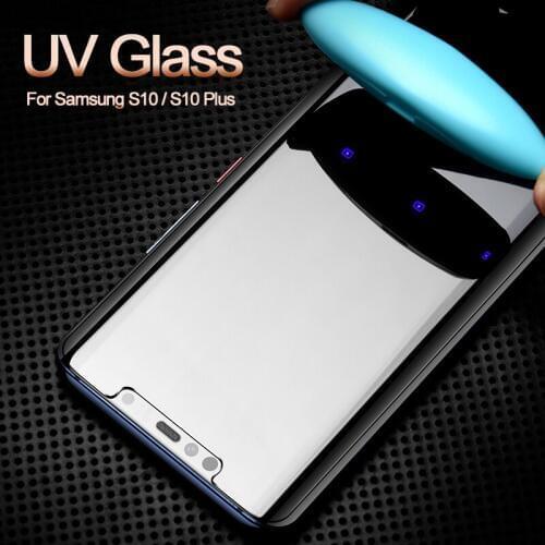 Nano Liquid Screen Protector For Samsung Galaxy Note 10 Plus Tempered Glass Full UV Glass For Samsung S9 S8 Plus S10 8 9 Plus S7