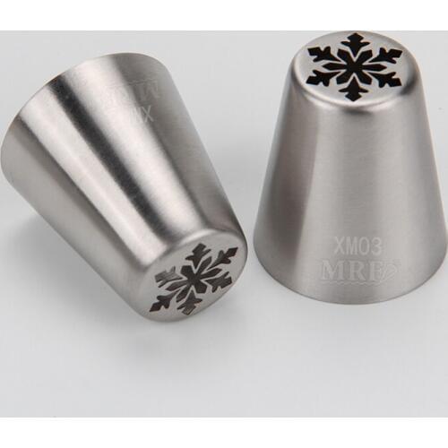 20pcs/lot)Free Shipping New Stainless steel Christmas Theme (Arrow Snowflake)Pastry Icing Nozzles #XM03