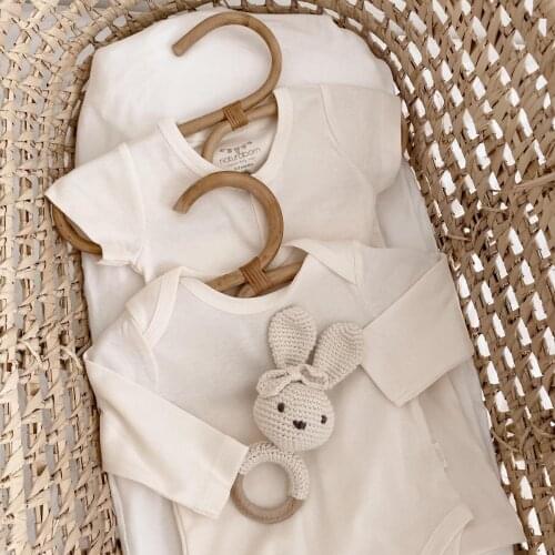 Naturaborn GOTS Certified Organic Long Sleeve Baby Bodysuit