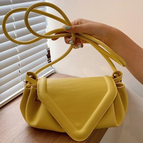 New Woman Fashionable Shoulder Bags Designer Pleated Crossbody Bags for Girls Simple Clouds Flap Bag Female Sac Vintage Handbags