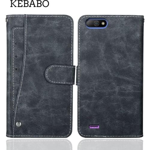 Luxury Wallet Itel A52 Lite Case 5.5" Vintage Flip Leather Business Protective Cover For Itel A52 Lite Case Phone Bag Card Slots