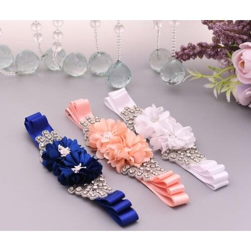 OLOMLB Crystal Bridal Belt Luxury Rhinestone Belt Bridal Sash Wedding Belt Fancy Belt Silver Women Belt Elegant Dress Belt