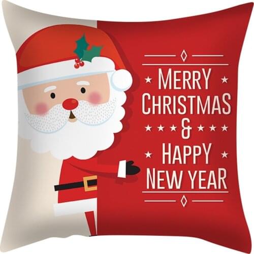 Santa Claus Christmas Pillowcase Without Pillow Core Merry Christmas Decor For Home Christmas Gifts Navidad Happy New Year