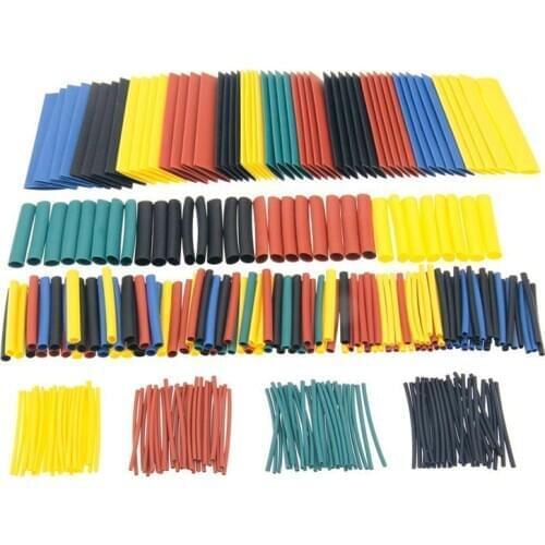Connectors 328Pcs Car Electrical Cable Tube Kits Heat Shrink Tube Tubing Wrap Sleeve Assorted 8 Sizes Mixed Color Wire Connect